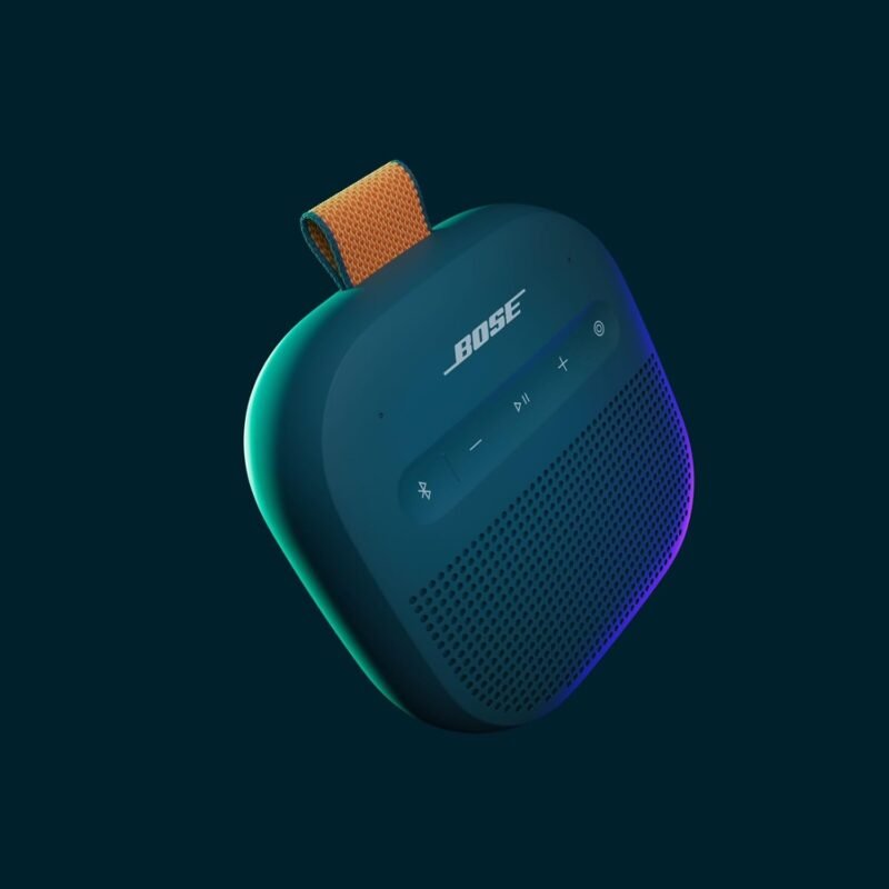 Bose SoundLink Tragbarer Micro Lautsprecher (2. Gen.), kabelloser Außen-Lautsprecher mit bis zu 12 Stunden Akkulaufzeit, wasserdicht und staubdicht, Dämmerungsblau - Limited Edition
