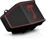 Teufel ROCKSTER Cross 2 Tragbarer Bluetooth Lautsprecher für drinnen und draußen, mit Langer Akkulaufzeit bis 38 Std, IPX5 Strahlwassergeschützt, Stereo Speaker - Black & Red