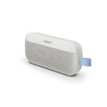 Bose SoundLink Flex Tragbarer Bluetooth Lautsprecher (2. Gen.), Tragbarer Outdoor Lautsprecher, wasserdicht und staubdicht, mit naturgetreuem Klang, bis zu 12 Stunden Akkulaufzeit, Sandstein