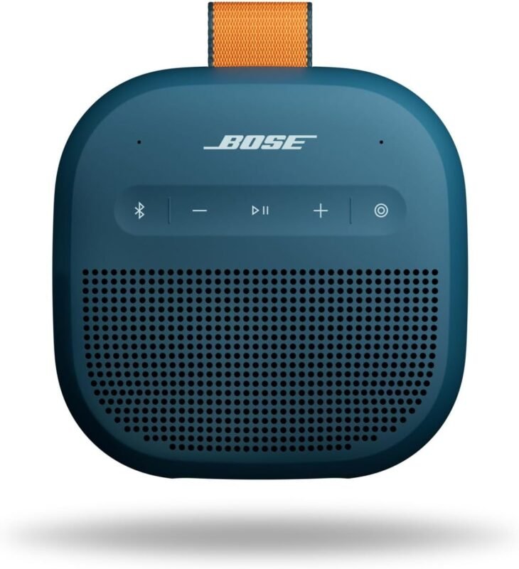 Bose SoundLink Tragbarer Micro Lautsprecher (2. Gen.), kabelloser Außen-Lautsprecher mit bis zu 12 Stunden Akkulaufzeit, wasserdicht und staubdicht, Dämmerungsblau - Limited Edition