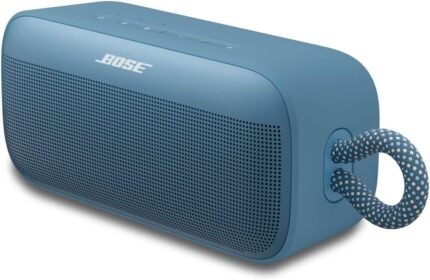 Bose SoundLink Plus: Bluetooth-Boombox, kabelloser Außen-Lautsprecher mit bis zu 20 Stunden Akkulaufzeit, Blue Dusk