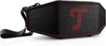 Teufel ROCKSTER Cross 2 Tragbarer Bluetooth Lautsprecher für drinnen und draußen, mit Langer Akkulaufzeit bis 38 Std, IPX5 Strahlwassergeschützt, Stereo Speaker - Black & Red