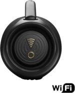 JBL Boombox 3 Wifi – Kabelloser Lautsprecher mit Bluetooth und Wifi – Kompatibel mit der JBL One App – 24 Stunden Wiedergabezeit – Wasser- und staubdicht – Integrierte Powerbank – Schwarz