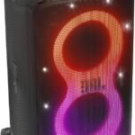 JBL PartyBox 520, kabelloser Bluetooth Partylautsprecher, 15 Stunden Spielzeit, Tragbares Design, Dynamische Lichtshow, IPX4 spritzwassergeschützt, Multi-Speaker-Verbindung, AI Sound Boost, Schwarz