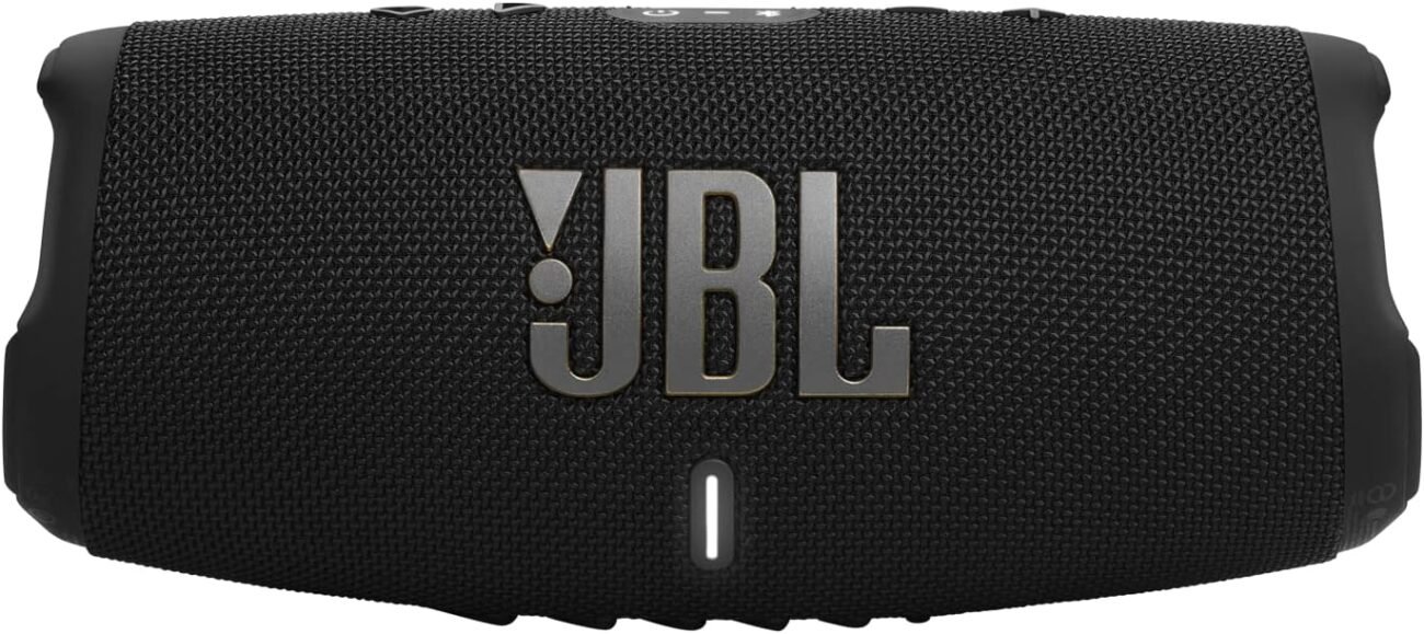 JBL Charge 5 Wifi – Kabelloser Lautsprecher mit Bluetooth und Wifi – Wasser - und staubdicht – Integrierte Powerbank – Bis zu 20 Stunden Akkulaufzeit – Schwarz