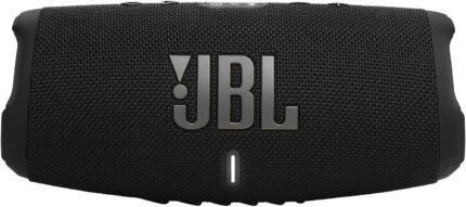 JBL Charge 5 Wifi – Kabelloser Lautsprecher mit Bluetooth und Wifi – Wasser - und staubdicht – Integrierte Powerbank – Bis zu 20 Stunden Akkulaufzeit – Schwarz