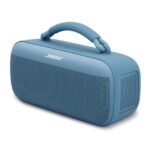 Bose Tragbarer SoundLink Max Lautsprecher, große tragbare Bluetooth Boombox mit Akku, wasserdichte Lautsprecher Boxen, bis zu 20h Akkulaufzeit, USB-C, integrierter 3,5 mm AUX-Eingang, Schwarz