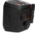 JBL Partybox Encore 2, kabelloser Bluetooth Partylautsprecher mit Mikrofon, 15 Stunden Spielzeit, IPX4 spritzwassergeschützt, Pro Sound, AI Sound Boost und Auracast Multi-Speaker, Schwarz