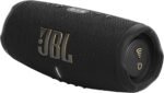 JBL Charge 5 Wifi – Kabelloser Lautsprecher mit Bluetooth und Wifi – Wasser - und staubdicht – Integrierte Powerbank – Bis zu 20 Stunden Akkulaufzeit – Schwarz
