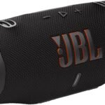 JBL Charge 6, tragbarer Bluetooth-Lautsprecher, 28 Stunden Akkulaufzeit, IP68 wasserdicht, Staub- und stoßfest, JBL Pro Sound mit AI Sound Boost, Auracast Multi-Speaker, Schwarz