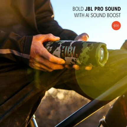 JBL Flip 7, kabelloser tragbarer Bluetooth-Lautsprecher, 16 Stunden Akkulaufzeit, IP68 wasserdicht, Staub- und stoßfest, JBL Pro Sound mit AI Boost, Auracast Multi-Speaker-Verbindung, Squad