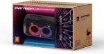 JBL Partybox Club 120 in Schwarz – Tragbare Bluetooth-Lautsprecher-Box mit JBL Pro Sound, Lichtshow, KI-Sound-Boost und Teleskopgriff – 12 h Laufzeit