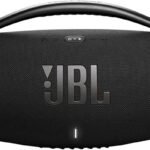 JBL Boombox 3 Wifi – Kabelloser Lautsprecher mit Bluetooth und Wifi – Kompatibel mit der JBL One App – 24 Stunden Wiedergabezeit – Wasser- und staubdicht – Integrierte Powerbank – Schwarz