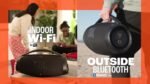 JBL Boombox 3 Wifi – Kabelloser Lautsprecher mit Bluetooth und Wifi – Kompatibel mit der JBL One App – 24 Stunden Wiedergabezeit – Wasser- und staubdicht – Integrierte Powerbank – Schwarz