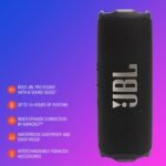 JBL Flip 7, kabelloser tragbarer Bluetooth-Lautsprecher, 16 Stunden Akkulaufzeit, IP68 wasserdicht, Staub- und stoßfest, JBL Pro Sound mit AI Boost, Auracast Multi-Speaker-Verbindung, Squad