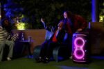 JBL PartyBox 520, kabelloser Bluetooth Partylautsprecher, 15 Stunden Spielzeit, Tragbares Design, Dynamische Lichtshow, IPX4 spritzwassergeschützt, Multi-Speaker-Verbindung, AI Sound Boost, Schwarz