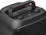 JBL Partybox Club 120 in Schwarz – Tragbare Bluetooth-Lautsprecher-Box mit JBL Pro Sound, Lichtshow, KI-Sound-Boost und Teleskopgriff – 12 h Laufzeit