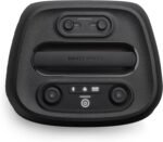 JBL Partybox Encore 2, kabelloser Bluetooth Partylautsprecher mit Mikrofon, 15 Stunden Spielzeit, IPX4 spritzwassergeschützt, Pro Sound, AI Sound Boost und Auracast Multi-Speaker, Schwarz
