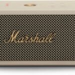 Marshall Middleton kabelloser tragbarer Bluetooth-Lautsprecher, über 20 Stunden tragbare Spielzeit, wasserfest IP67 – Crème