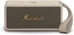 Marshall Middleton kabelloser tragbarer Bluetooth-Lautsprecher, über 20 Stunden tragbare Spielzeit, wasserfest IP67 – Crème