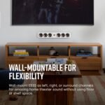 Polk Audio Signature Elite ES35 Centerlautsprecher, schlanker, hochauflösender Center Lautsprecher, Hi-Res Zertifiziert, Dolby Atmos und DTS:X kompatibel (Stück)