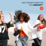 JBL Charge 6, tragbarer Bluetooth-Lautsprecher, 28 Stunden Akkulaufzeit, IP68 wasserdicht, Staub- und stoßfest, JBL Pro Sound mit AI Sound Boost, Auracast Multi-Speaker, Schwarz